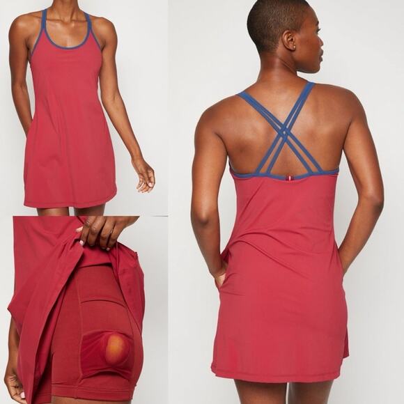 Fourlaps Dress Built in Shorts Tennis Pickleball - Picture 1 of 13